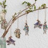 AuldHome Design Easter Decorations, 6pc Set; Classic Rabbit and Egg Themed Retro Easter Ornaments - 4 of 4