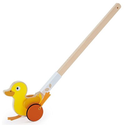 flappy duck push toy