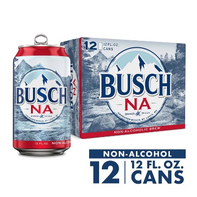 Busch Non-Alcoholic Beer - 12pk/12 fl oz Cans