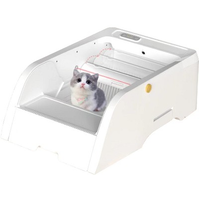 JUJABU Smart Cat Litter Box Cat Litter Box Wide Opening