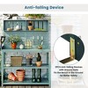 Farmhouse Potting Bench Table - 65": 4 Shelves, Side Hook, Rustic Outdoor Garden Station - 3 of 4