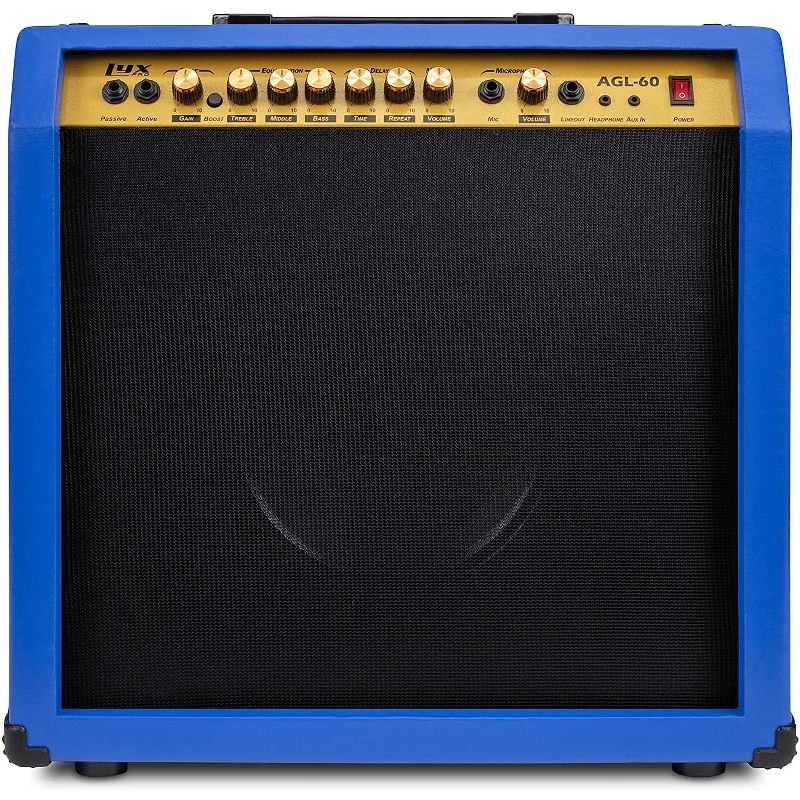 LyxPro Electric Guitar Amp, 60 Watt Portable Amplifier, 1 of 6