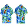 LA LEELA Men's Hawaiian Shirts Short Sleeve Button Down Shirt Mens Tropical Shirts Casual Vacation Summer Party Caribbean Shirts Funny - 4 of 4