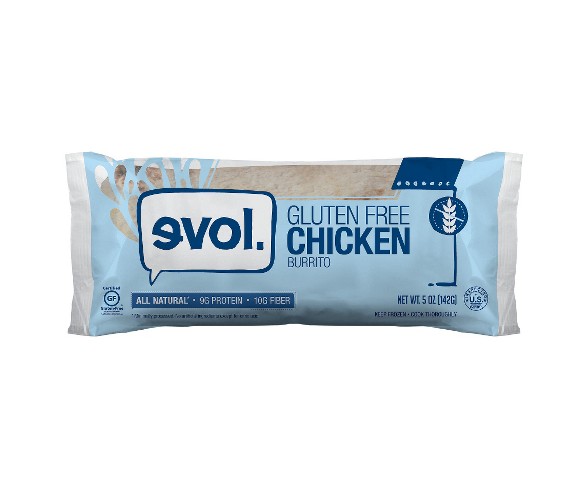Evol Gluten Free Frozen Chicken Burrito - 5oz