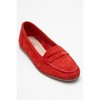 Dorothy - Red Suede Leather Loafers (Women) | Forever & Always Shoes - 2 of 4