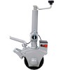 Syemin Lift Jacks Electric Trailer Dolly, 5000lbs Towing Capacity, 8'' Rubber Tire for Moving Trailer Caravan Boat, Silver, 32.8"*16.9"*7.7" - 2 of 4