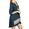 Women's Mixed Print Tassel Tie Dress - KORI - 3 of 4