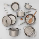 Stainless Steel Cookware Set 11pc - Made By Design™ : Target