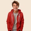 Dalix Astronaut Embroidered Hoodie Fleece Sweatshirt Zip Front Mens - 3 of 4