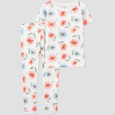 Carter's Just One You® Toddler Girls' 2pc Short Sleeve Snug Fit Pajama Set