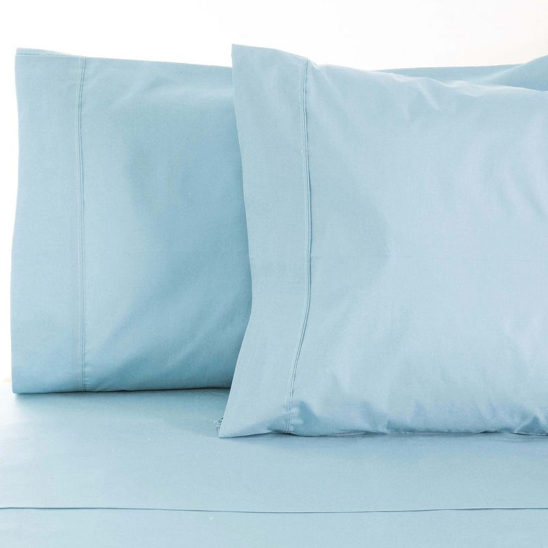 530 Thread Count Solid 2 Piece Cotton Luxury Premium Pillowcase Set by Blue Nile Mills, 1 of 5