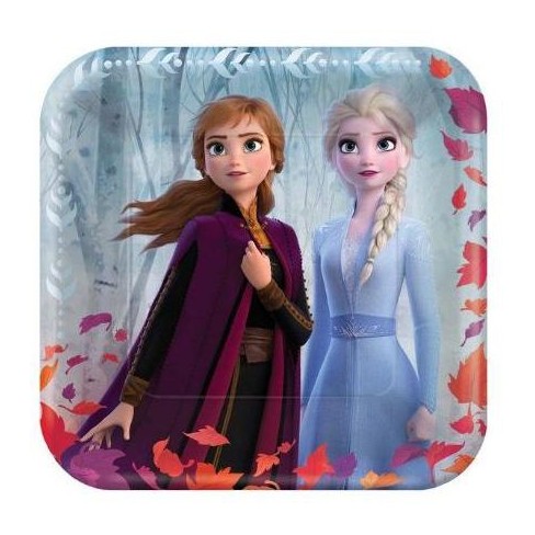 Birthday Express Frozen Party Frozen 2 Lunch Plates - 8 Count - image 1 of 1