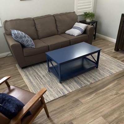 Oxford Coffee Table With Shelf Gray - Breighton Home : Target