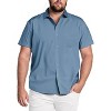 COOFANDY Big & Tall Dress Shirts for Men Short Sleeve Button Down Casual Shirts - 2 of 4
