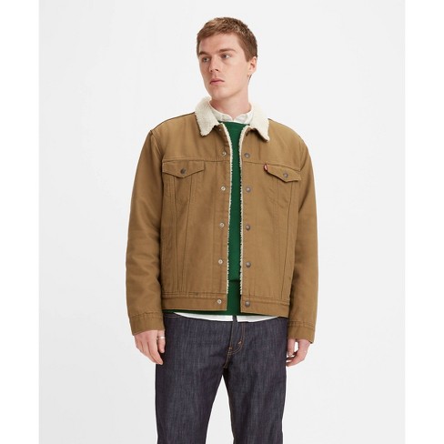 Levi's Cotton Military Jacket - Men's - Brown L