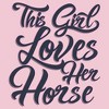 Girl's Lost Gods This Girl Loves Her Horse T-Shirt - 2 of 4