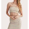 Women's Smocked Ruffle Tube Top - MABLE - 2 of 4
