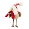 Northlight Right Facing Standing Bird with Scarf and Plaid Hat Christmas Figure - 8.5" - 3 of 3