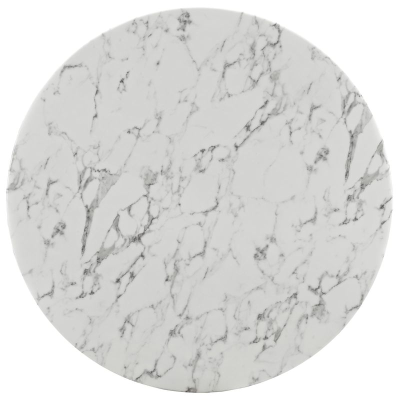 Lippa Round Artificial Marble Dining Table - Modway, 4 of 6