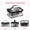 Unique Bargains PVC Zipper Clear Makeup Bags and Organizers 2 Pcs - 3 of 4