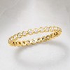Pure Collection by Ross-Simons 0.25 ct. t.w. Bezel-Set Diamond Eternity Band in 14kt Yellow Gold - 3 of 4