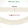 Unique Bargains Polyester Boho Durable Multipurpose Tassel Fringe Trim 27 Yards 1 Inch 1 Pc - 3 of 4