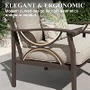 Heynemo Outdoor Patio Furniture Set, 2 Piece Patio Conversation Set, Metal Furniture Set with 3 seat Sofa - 4 of 4