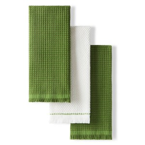 KITCHENAID Gourmet Series Gridlines Kitchen Towels 3-Pack Set - 1 of 4