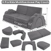11pcs Modular Kids Play Couch, Children Sectional Sofa Floor Toddler Couch for Kids Creative Play, Convertible Foam Floor Sofa for Playroom Bedroom - 3 of 4