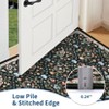 COZONY Washable Area Rug Runner, Non-Slip Low Pile Vintage Floral Carpet Mat for Living Room, Bedroom - 2 of 4