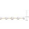 EVERLY JEWELRY | 18K Gold Plated Sterling Silver 6.5-8.5 mm Cultured Freshwater Pearls Necklace w/ Spring Ring Clasp - 3 of 4