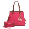 MKF Collection Kearny Vegan Leather Women’s Tote Bag with Wallet by Mia K- 2 pieces - 2 of 4