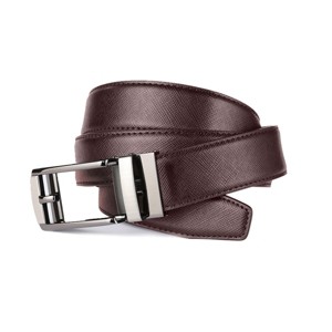 Roxoni Men's Ultra Soft Geniune Leather Ratchet Belt with Automatic Buckle - 1 of 4