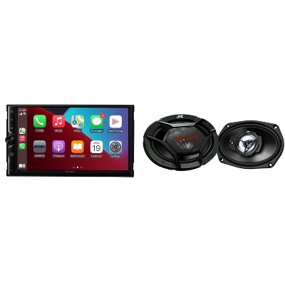 Jensen CAR723W 7" Touch Screen Multimedia Receiver with JVC Speakers