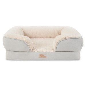 TOWN & COUNTRY EVERYDAY CuddleTown Comfy Solid Bolster Sofa Pet Bed - 1 of 4