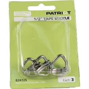 Field Guardian TRU TESTTRU TEST 824725 Tape Buckle (3 Pack), 1/2" - 1 of 1