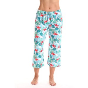 Just Love 100% Cotton Women's Capri Pajama Pants Sleepwear - Comfortable and Stylish - 1 of 3
