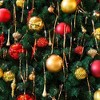 34pcs 4cm Christmas Balls - Shiny, Glossy, Matte, Sparkle, and Bright Christmas Tree Decorations - 2 of 4