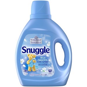 Snuggle Ultra Blue Sparkle Liquid Fabric Softener - 75oz - 1 of 4