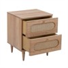 TOV Furniture Carmen Cane Wooden Nightstand - 3 of 4