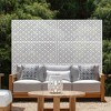 PexFix Outdoor Privacy Screen Garden Fence in Palace Pattern - 2 of 4