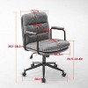 CAVINAS Ergonomic Swivel Office Chairs,20-24.4" Adjustable Cimputer Chair,40° Reclining Desk Chair for Home and Office - 3 of 4