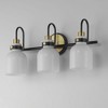 Maxim Lighting Milk 3 - Light Vanity in  Satin Brass - 2 of 4