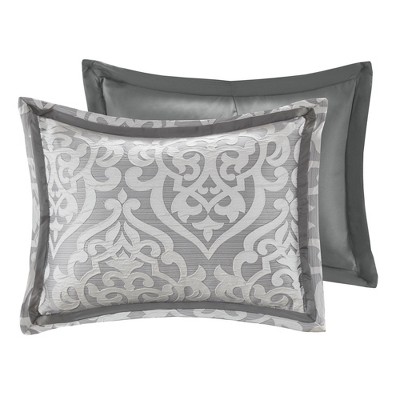 Silver Queen 8-Piece Microfiber Jacquard Comforter Set