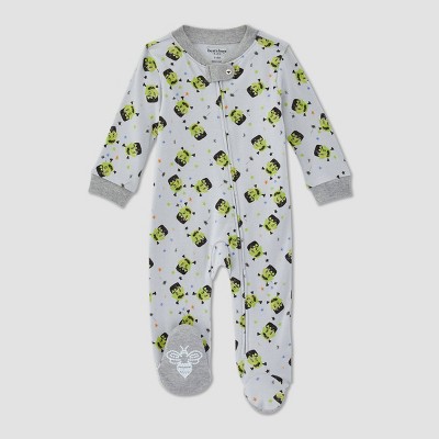 Image of Burt's Bees Baby® Baby Silly 'Steins Sleep N' Play - Heather Gray 3-6M