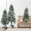 Northlight 3ct Alpine Artificial Christmas Trees 4ft, 5ft and 6ft - Unlit - 2 of 4