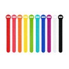 Wrap-It 10pk Self Gripping Cable Ties 8" Multi-Color: Cord Organizer & Cable Management Solution - 3 of 4