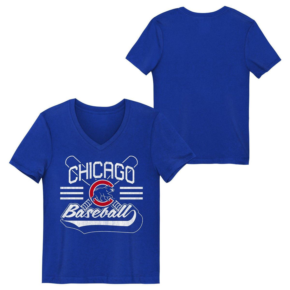 MLB Chicago Cubs Youth Girls' Core T-Shirt