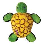 KONG Tough Plush Turtle Dog Toy - Green