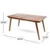Maggift Patio End Tables, Stylish End Tables for Indoor and Outdoor Use, Ideal for Gardens, Backyard, Special Design, Beige, 68.5"*37.5"*30" - 3 of 4